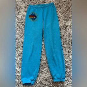 Aviator Nation Classic Blue Logo Sweatpants